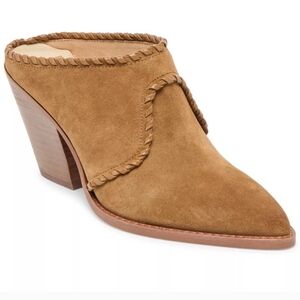 🤎🔹️DOLCE VITA 🔹️light Brown Suede Jolyn Heels /mules   in light brown